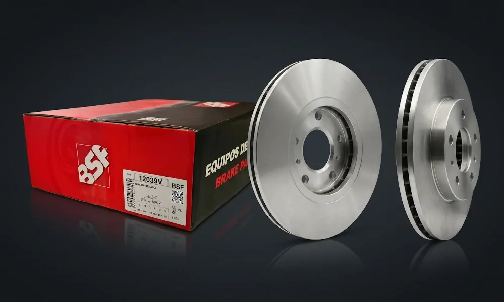 Discos de freno ventilados BSF referencia 12039V para Renault Arkana